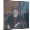 A Lady (Oil on Canvas)-Harold Gilman-Mounted Giclee Print