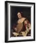 A Lady Playing the Lute, 1654-Ferdinand Bol-Framed Giclee Print