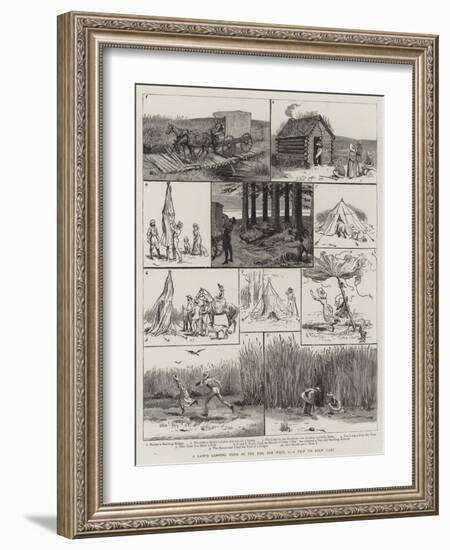 A Lady's Camping Tour in the Far, Far West, I, a Trip to Loon Lake-null-Framed Giclee Print