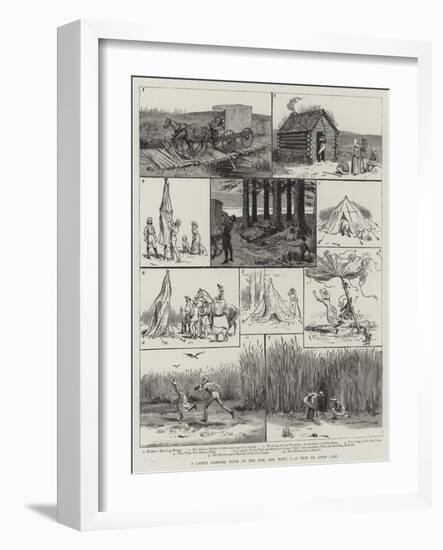 A Lady's Camping Tour in the Far, Far West, I, a Trip to Loon Lake-null-Framed Giclee Print