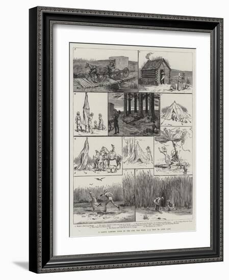 A Lady's Camping Tour in the Far, Far West, I, a Trip to Loon Lake-null-Framed Giclee Print