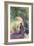 A Lady Sketching in a Glade under the Shade of a Parasol-Mildred Anne Butler-Framed Giclee Print