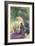 A Lady Sketching in a Glade under the Shade of a Parasol-Mildred Anne Butler-Framed Giclee Print