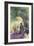 A Lady Sketching in a Glade under the Shade of a Parasol-Mildred Anne Butler-Framed Giclee Print