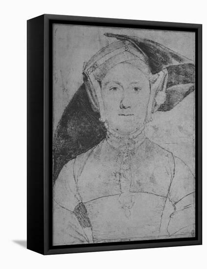 'A Lady: Unknown', c1532-1543 (1945)-Hans Holbein the Younger-Framed Premier Image Canvas