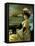 A Lady with a Parasol Looking out to Sea-Alfred Stevens-Framed Premier Image Canvas