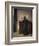 A Lady Writing at Her Desk-Vilhelm Hammershoi-Framed Giclee Print