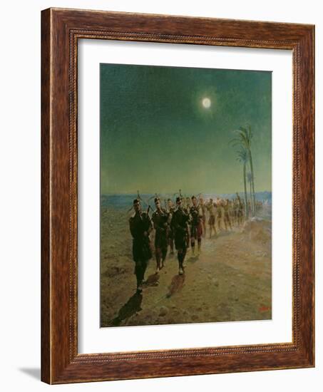 A 'Lament' in the Desert, 1925-Lady Butler-Framed Giclee Print