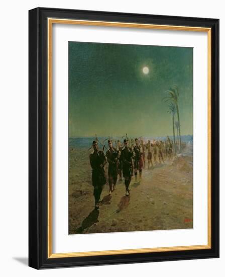 A 'Lament' in the Desert, 1925-Lady Butler-Framed Giclee Print