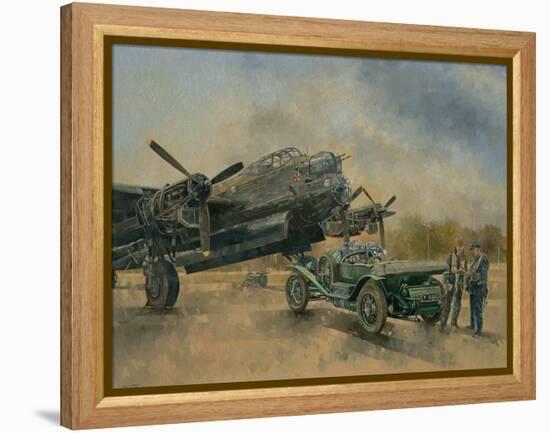 A Lancaster and a Bentley, 2000-Peter Miller-Framed Premier Image Canvas