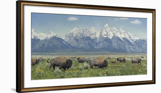 A Land of Many Riches-Kyle Sims-Framed Art Print