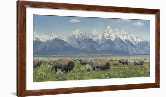 A Land of Many Riches-Kyle Sims-Framed Art Print