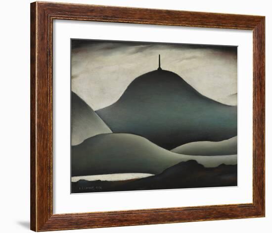 A Landmark, 1936-Laurence Stephen Lowry-Framed Premium Giclee Print