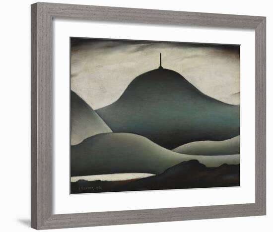 A Landmark, 1936-Laurence Stephen Lowry-Framed Premium Giclee Print