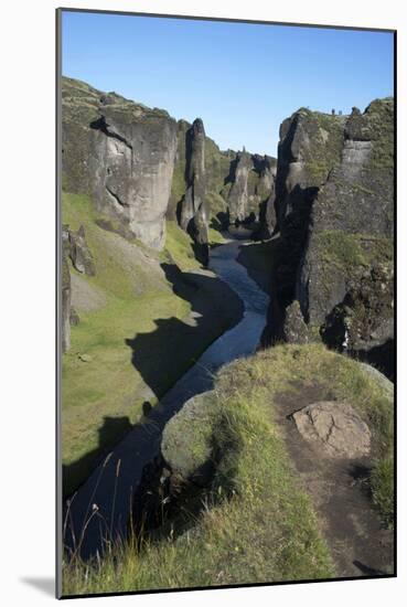 A Landscape Photograph of a River. With Cliffs on Either Side. Game of Thrones Was Filmed Here-Natalie Tepper-Mounted Photo