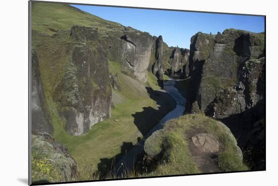 A Landscape Photograph of a River. With Cliffs on Either Side. Game of Thrones Was Filmed Here-Natalie Tepper-Mounted Photo