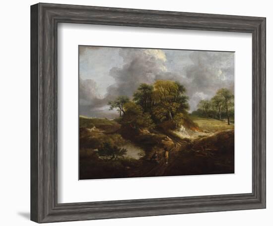 A Landscape, Traditionally Identified as a View Outside Sudbury-Thomas Gainsborough-Framed Giclee Print