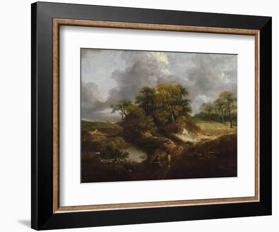 A Landscape, Traditionally Identified as a View Outside Sudbury-Thomas Gainsborough-Framed Giclee Print