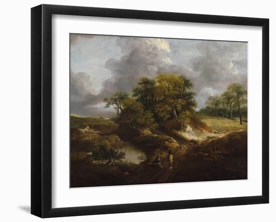 A Landscape, Traditionally Identified as a View Outside Sudbury-Thomas Gainsborough-Framed Giclee Print