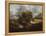 A Landscape, Traditionally Identified as a View Outside Sudbury-Thomas Gainsborough-Framed Premier Image Canvas