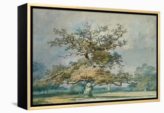 A Landscape with an Old Oak Tree-JMW Turner-Framed Premier Image Canvas
