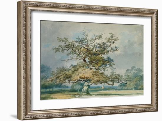 A Landscape with an Old Oak Tree-JMW Turner-Framed Giclee Print