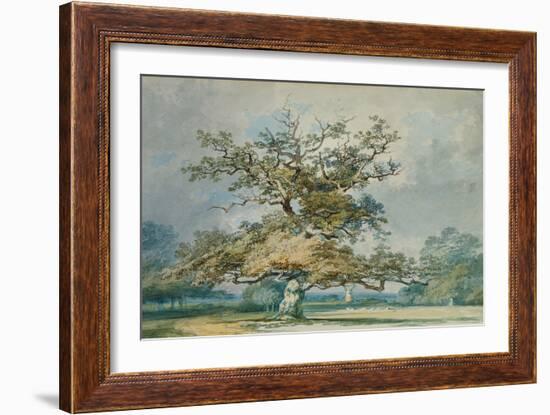 A Landscape with an Old Oak Tree-JMW Turner-Framed Giclee Print