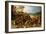 A Landscape with Marauders attacking a Wagon Train and Pillaging a Village-Sebastian Vrancx-Framed Giclee Print