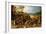 A Landscape with Marauders Attacking a Wagon Train and Pillaging a Village-Sebastian Vrancx-Framed Giclee Print