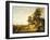 A Landscape with Shepherds and Shepherdesses-Aelbert Cuyp-Framed Giclee Print