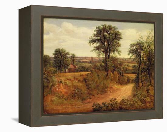 A Lane Near Dedham, c.1802-John Constable-Framed Premier Image Canvas