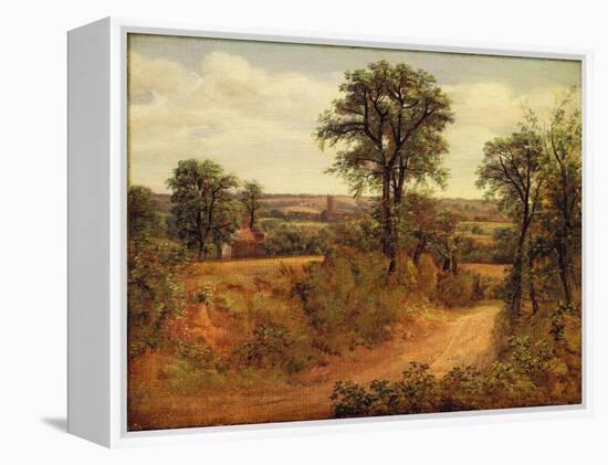 A Lane Near Dedham, c.1802-John Constable-Framed Premier Image Canvas