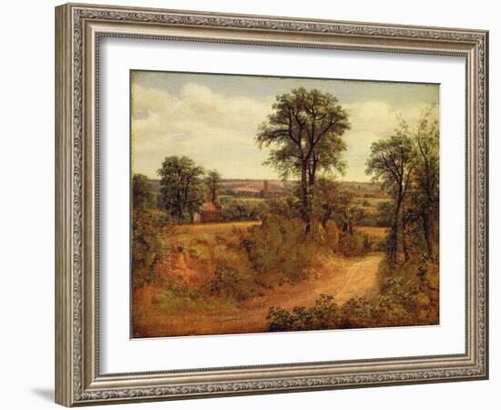 A Lane Near Dedham, c.1802-John Constable-Framed Giclee Print