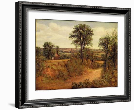 A Lane Near Dedham, c.1802-John Constable-Framed Giclee Print