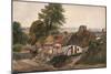 'A Lane With Cottages', c1820-Peter De Wint-Mounted Giclee Print