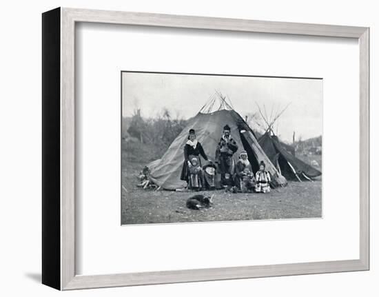 A Lapland encampment, 1912-Unknown-Framed Photographic Print