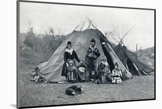 A Lapland encampment, 1912-Unknown-Mounted Photographic Print