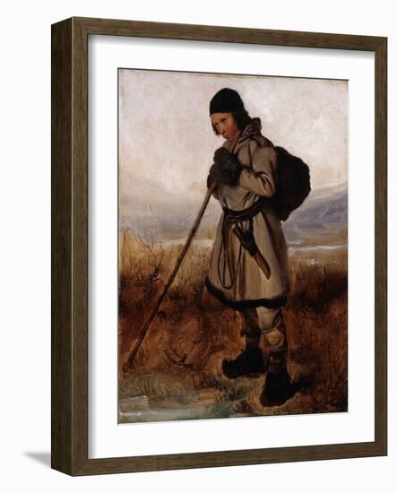 A Laplander-Francois Auguste Biard-Framed Giclee Print