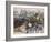 A Large Bouquet of Flowers-Paul Cézanne-Framed Giclee Print