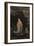 A Large Chinese Lacquered Painted Wood Rectangular Panel Depicting a Standing Model of Guanyin…-null-Framed Giclee Print