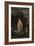 A Large Chinese Lacquered Painted Wood Rectangular Panel Depicting a Standing Model of Guanyin…-null-Framed Giclee Print