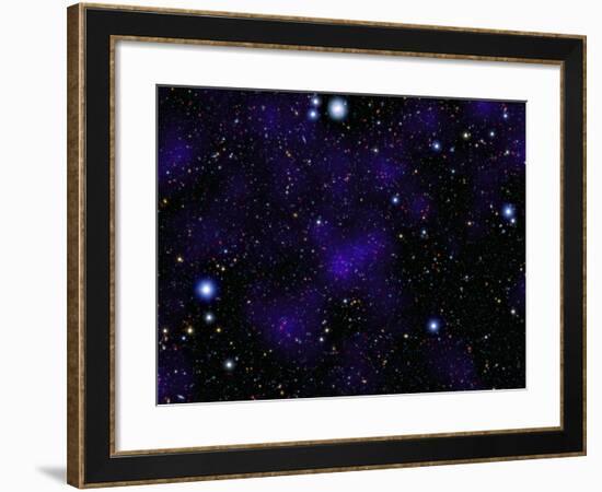 A Large Collection of Galaxies-Stocktrek Images-Framed Photographic Print