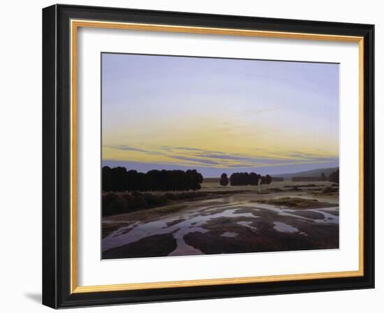 A Large Enclosure Near Dresden, 1832-Caspar David Friedrich-Framed Giclee Print