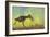 A Large Kalenken Flightless Terror Bird Hunting Smaller Eurohippus-null-Framed Premium Giclee Print