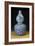 A Large Ming Blue and White Double Gourd "Shou" Vase, Depicting Young Boys Playing on a Terrace-null-Framed Giclee Print