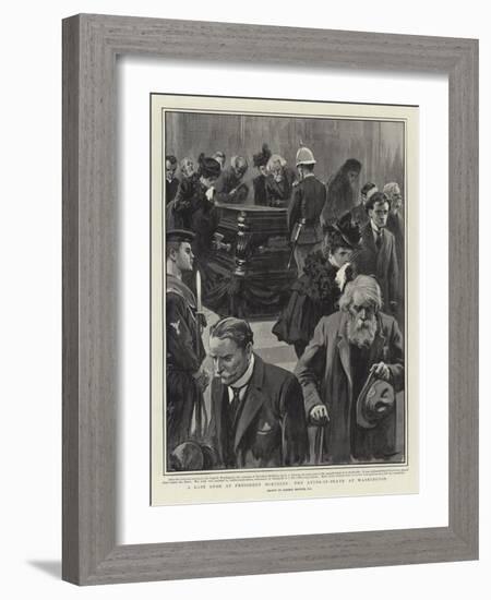 A Last Look at President Mckinley, the Lying-In-State at Washington-Gordon Frederick Browne-Framed Giclee Print