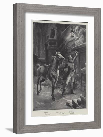 A Late Arrival-Sir Frederick William Burton-Framed Giclee Print
