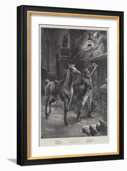 A Late Arrival-Sir Frederick William Burton-Framed Giclee Print