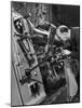 A Lathe Operator at Work-Heinz Zinram-Mounted Photographic Print
