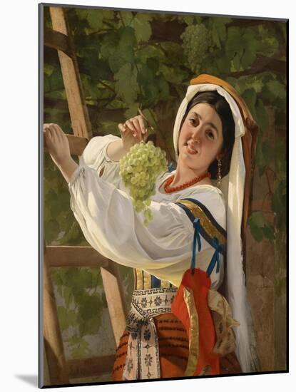 A Laughing Girl in South Italian Dress, 1857-Yevgraf Semyonovich Sorokin-Mounted Giclee Print